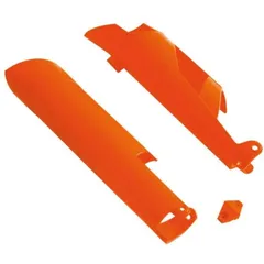 RACETECH Fork Guards - Orange for 125EXC, 125SX, 144SX