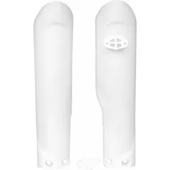 RACETECH Fork Guards - White for 85SX