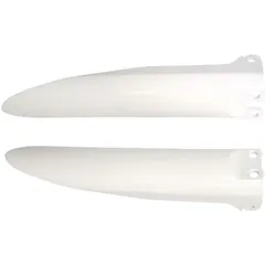 RACETECH Fork Guards - White for Kawasaki KLX110