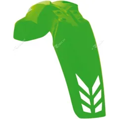 RACETECH Front Fender Neon Green USA for: Kawasaki KX250F