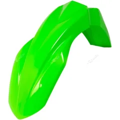 RACETECH Front Fender Neon Green for: Kawasaki for KX250, KX250F, KX450