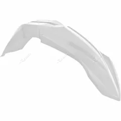 RACETECH Front Fender White for: Yamaha for Yamaha TT-R125, WR250, WR450F