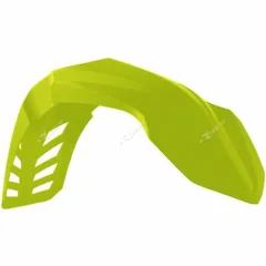 RACETECH Front Fender Neon Yellow for: Yamaha