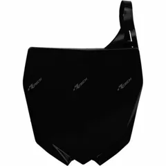 RACETECH Front Number Plate Black for: Yamaha