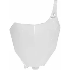 RACETECH Front Number Plate White for: Honda CRF450R/RX for CRF250R