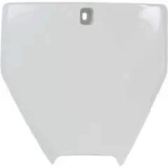 RACETECH Front Number Plate White for: Husqvarna TC65