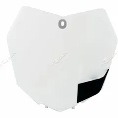 RACETECH Front Number Plate White for: KTM for 125SX, 250SX, 250SX-F
