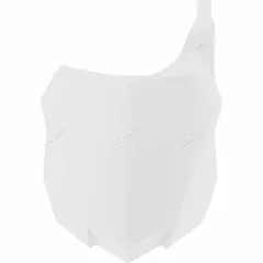 RACETECH Front Number Plate White for: Kawasaki KX250F/450F for KX250F, KX450F