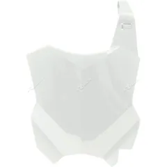 RACETECH Front Number Plate White for: Kawasaki KX-F450 for KX250, KX250F, KX450