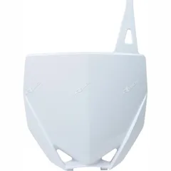 RACETECH Front Number Plate White for: Yamaha YZ85