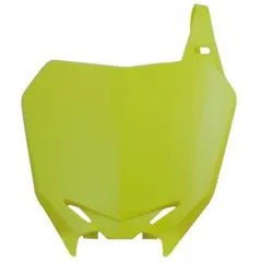 RACETECH Front Number Plate Yellow for: Suzuki RM-Z250/450 for Suzuki RM-Z450
