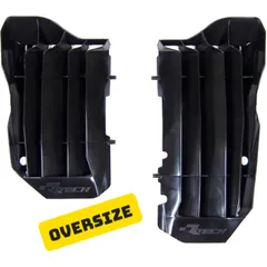 RACETECH Oversize Kühlergitter schwarz für: Honda CRF450R/450RX