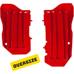 RACETECH Oversize Kühlergitter rot für: Honda CRF450R/450RX
