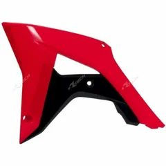 RACETECH Radiator Covers OEM Color (2017) Red/Black for: Honda CRF450R for CRF250R