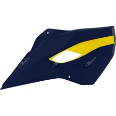 RACETECH Radiator Covers OEM Color Blue/Yellow for: Husqvarna for Husqvarna FE250, FE350, FE450