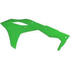 RACETECH Radiator Covers Green for: Kawasaki KX250F