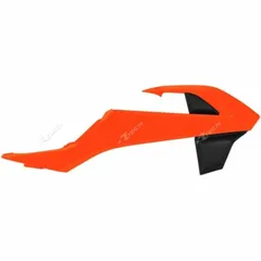 RACETECH Radiator Covers OEM Color (2016) Orange/Black for: KTM for 125SX, 250SX, 250SX-F