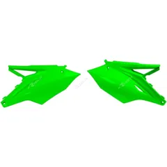 RACETECH Side Panels Neon Green USA for KX250, KX250F, KX450F