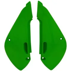 RACETECH Side Panels Green for Kawasaki KX65