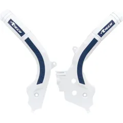 RACETECH Bi-material Frame Guard White/Blue