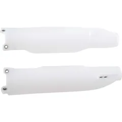 RACETECH Fork Guards - White for Kawasaki KX250, KX250F, KX450F