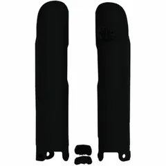 RACETECH Fork Guards - Black for KTM 125EXC, 125SX, 125SXS FC450, FC550, FE390