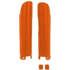 RACETECH Fork Guards - Orange for KTM 125EXC, 125SX, 125SXS