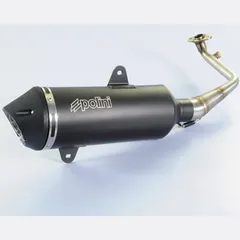 POLINI Original Full Exhaust System - Steel Black SYM JoyMax 125 for GTS125I4T