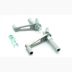BIHR Universal Ø12mm Foldable Steel Footpegs Set