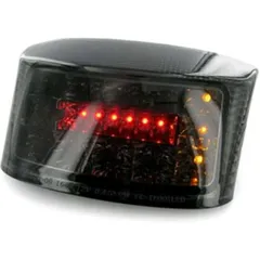 LED-Rückleuchte Bihr schwarz mit integrierten Blinkern, CE-homologiert für: MBK Booster 50 - Yamaha BW`S 50 für BOOSTER