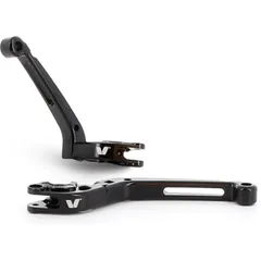 V-PARTS Foldable Levers 177mm CNC Black by Pair