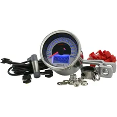 Koso D64 speedometer Universal GP Style chrome-plated speedometer