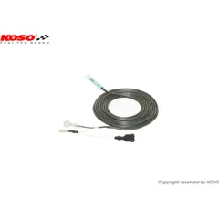 KOSO Type B Rev-Counter Wire Black/White for Yamaha FZ1N, FZ1S, FZ6600