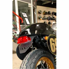 ACCESS DESIGN Kennzeichenhalter Radlauf schwarz für Kawasaki W800 W650