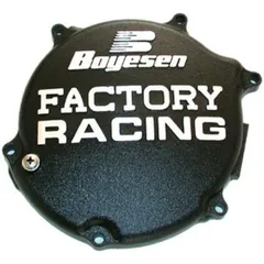 BOYESEN Factory Racing Clutch Cover Black for: Kawasaki KX125