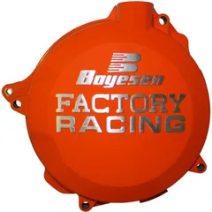 BOYESEN Factory Racing Clutch Cover Orange for: KTM/Husqvarna for FC250, FC350, FE250 250EXC-F, 250SX-F, 350EXC-F