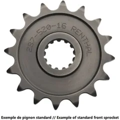 RENTHAL Steel Standard Front Sprocket 453 - 520 for Kawasaki KX250, KX250F 453--520-13P