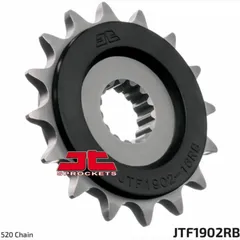 JT SPROCKETS Steel Noise-Free Front Sprocket 1902 - 520 for KTM 400DUKE, 400EGS, 400LC4ENDURO Husqvarna 701ENDURO, 701SUPERMOTO, SVARTPILEN701 JTF1902.16RB