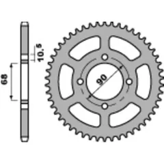 PBR Standard Stahlritzel hinten 243 - 520