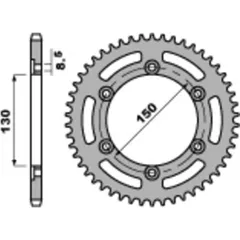 PBR Standard Stahlritzel hinten 245 - 520 für Honda XL500R, XR200R