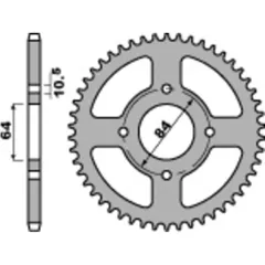 PBR Standard Stahlritzel hinten 4467 - 428 für Suzuki RV125VANVAN