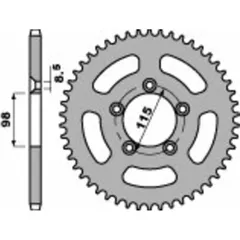 PBR Standard Stahlritzel hinten 4552 - 420 für Husqvarna TC65 KTM 65SX 4552.48.C45