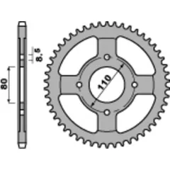 PBR Standard Stahlritzel hinten 4597 - 428 für Honda CBF125