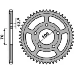 PBR Standard Stahlritzel hinten 4646 - 525 für BMW HP4, S1000RR