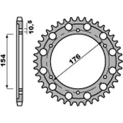 PBR Standard Stahlritzel hinten 4679 - 525 4679 44 C45