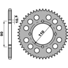 PBR Standard Stahlritzel hinten 901 - 530