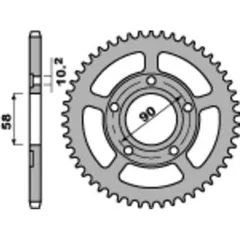 PBR Standard Stahlritzel hinten 281 - 520 für Honda CRM125, NSR125R 281.36.C45