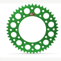 RENTHAL Aluminium Ultra-Light Self-Cleaning Rear Sprocket 112U - 520 for Kawasaki KDX200, KDX220, KDX250 Suzuki RM-Z250 112U-520-48GEGN