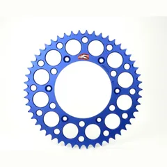 RENTHAL Aluminium Ultra-Light Self-Cleaning Rear Sprocket 121U - 420 for Yamaha YZ65