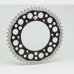 RENTHAL Twinring Aluminium Ultra-Light Self-Cleaning Hard Anodized Rear Sprocket 1230 - 520 for Suzuki RM125, RM250, RMX250